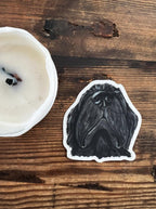 The Newfoundland dog Sticker