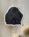 The Newfoundland dog Sticker