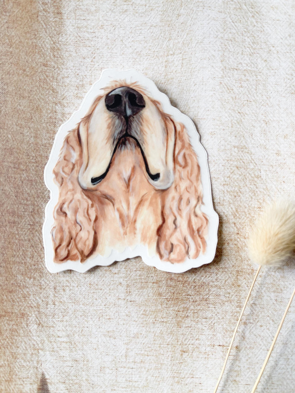 The Cocker Spaniel  Dog Sticker