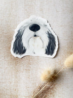 The Old English Sheep Dog Sticker