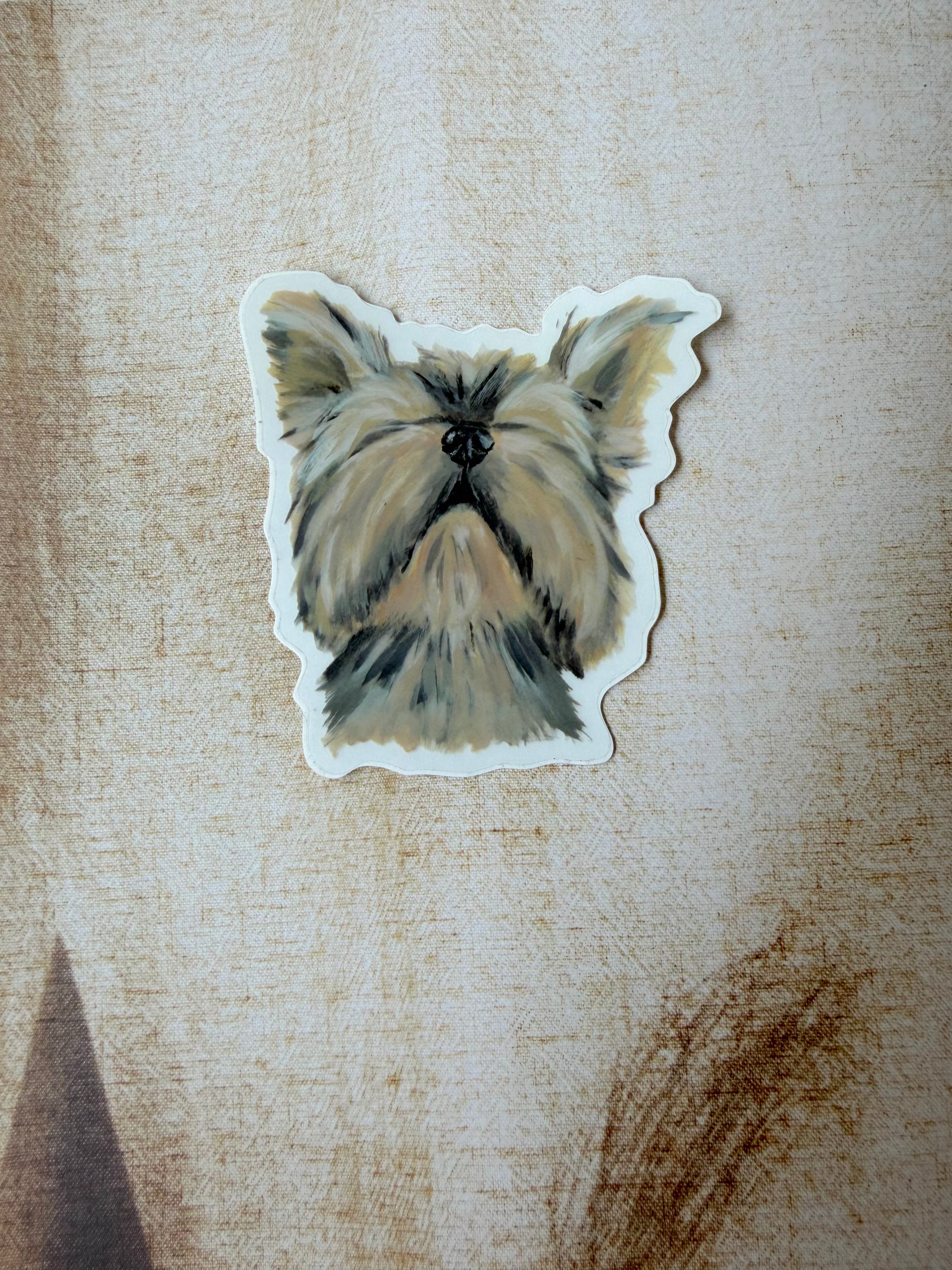 The Yorkie Dog Sticker