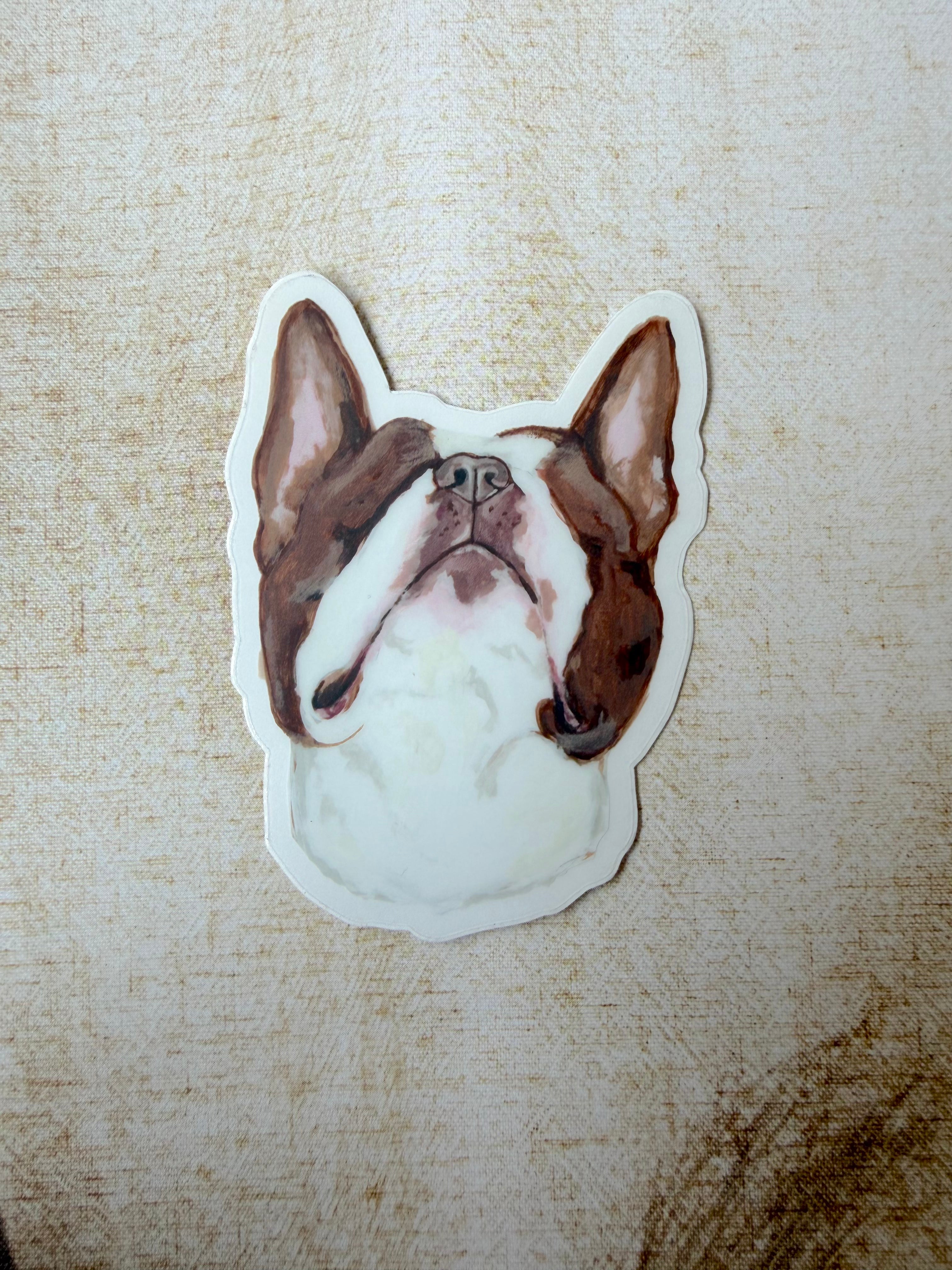 The Boston Terrier Dog Sticker