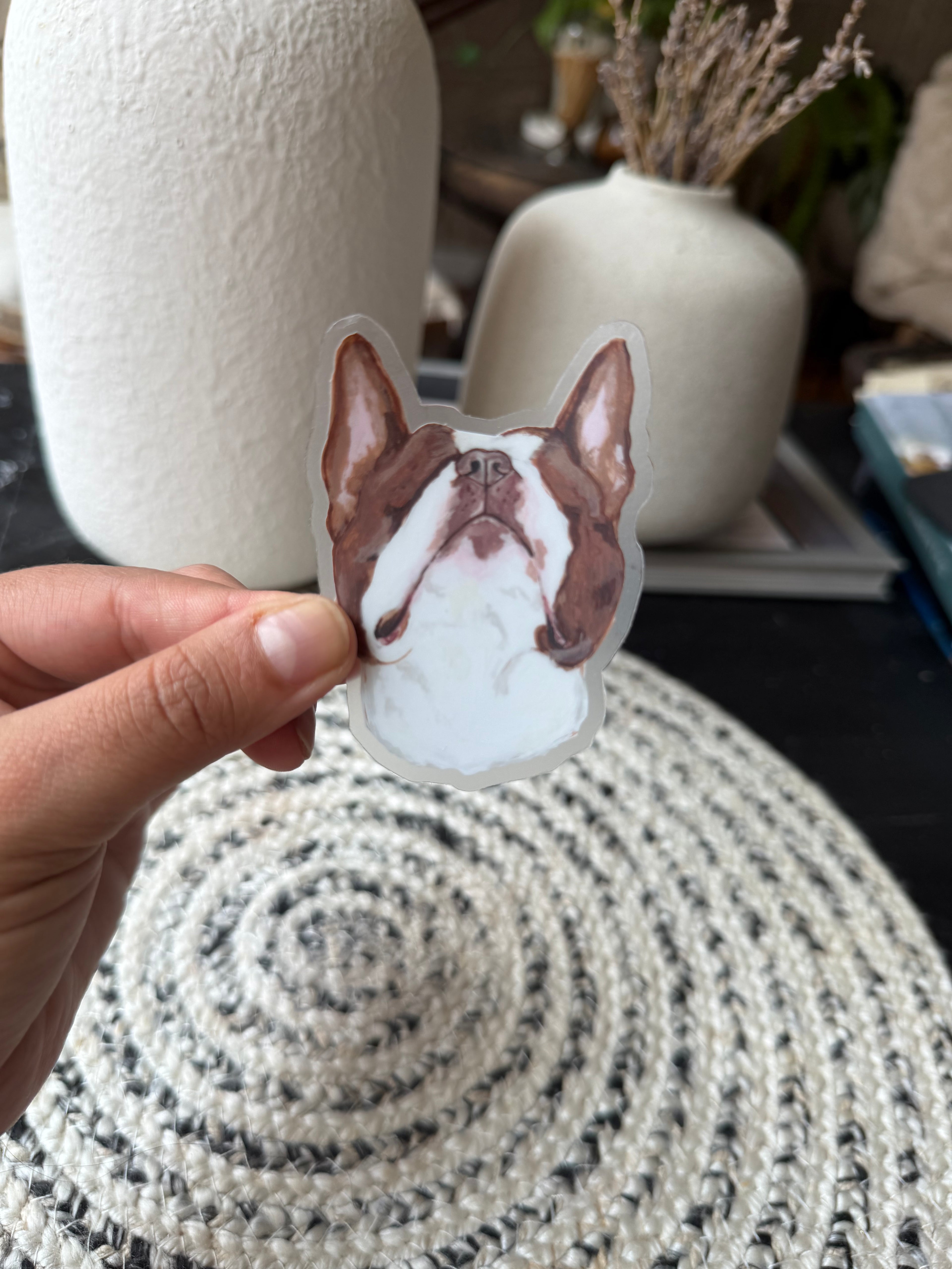 The Boston Terrier Dog Sticker