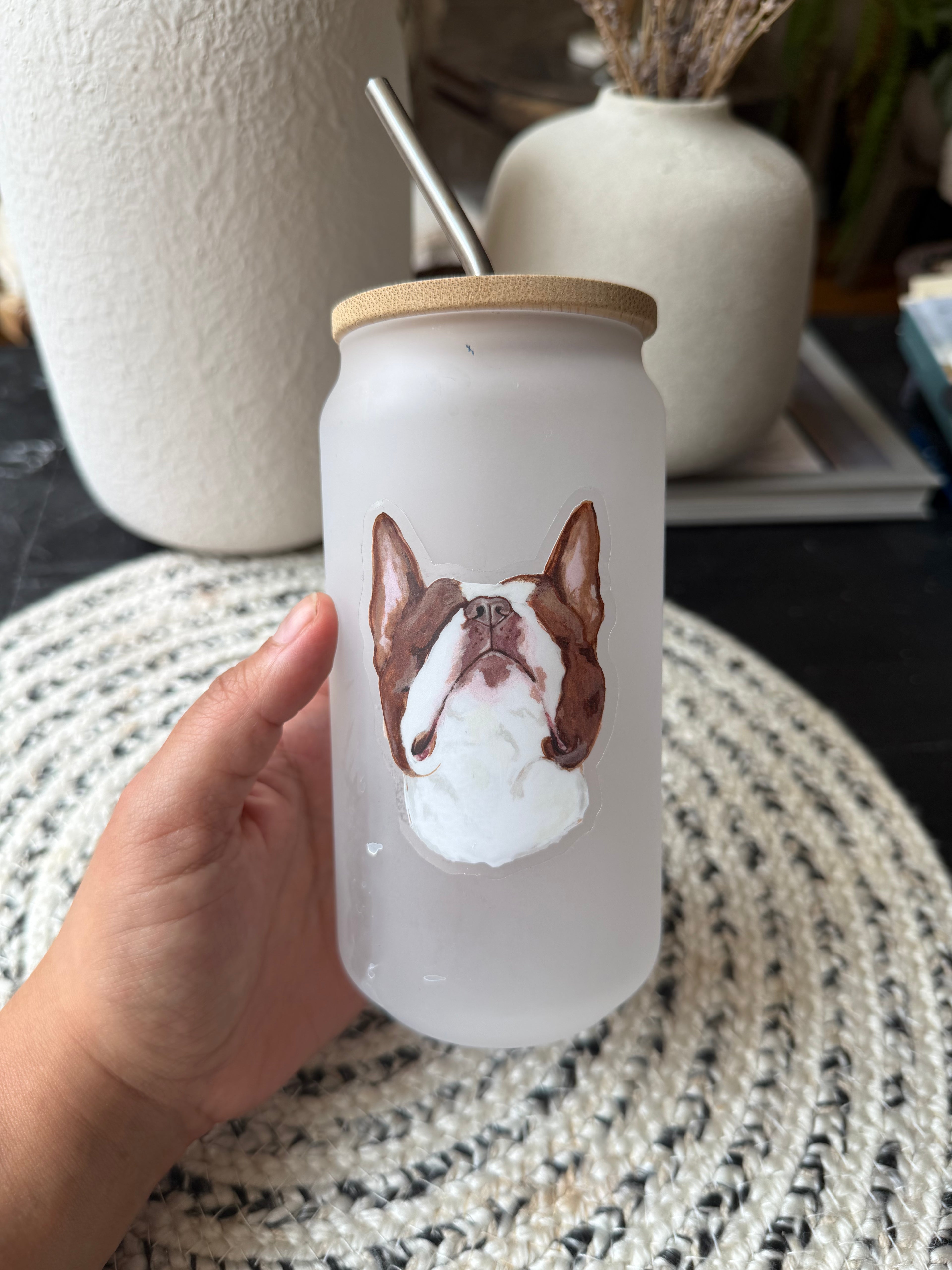 The Boston Terrier Dog Sticker