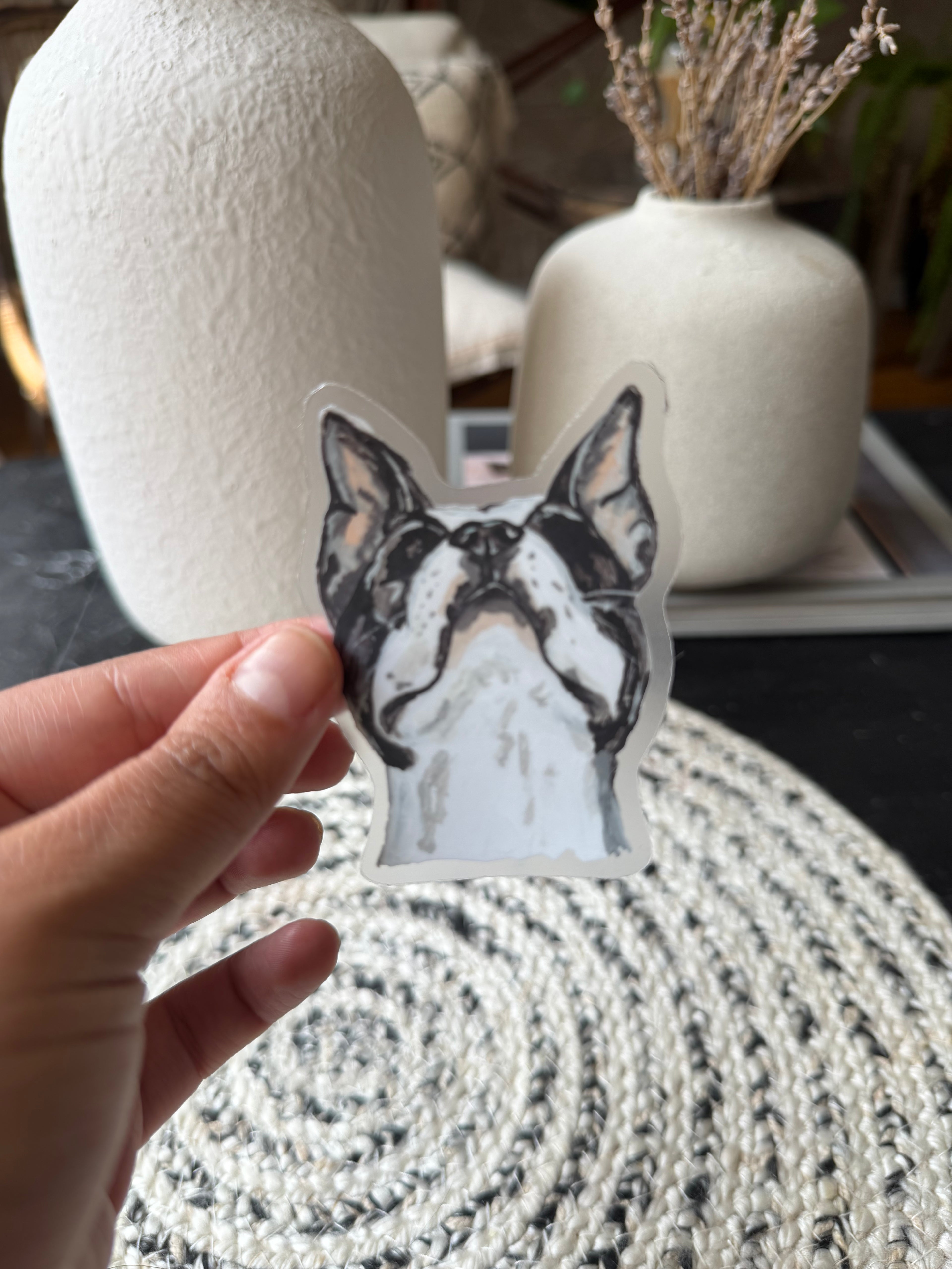 The Boston Terrier Dog Sticker