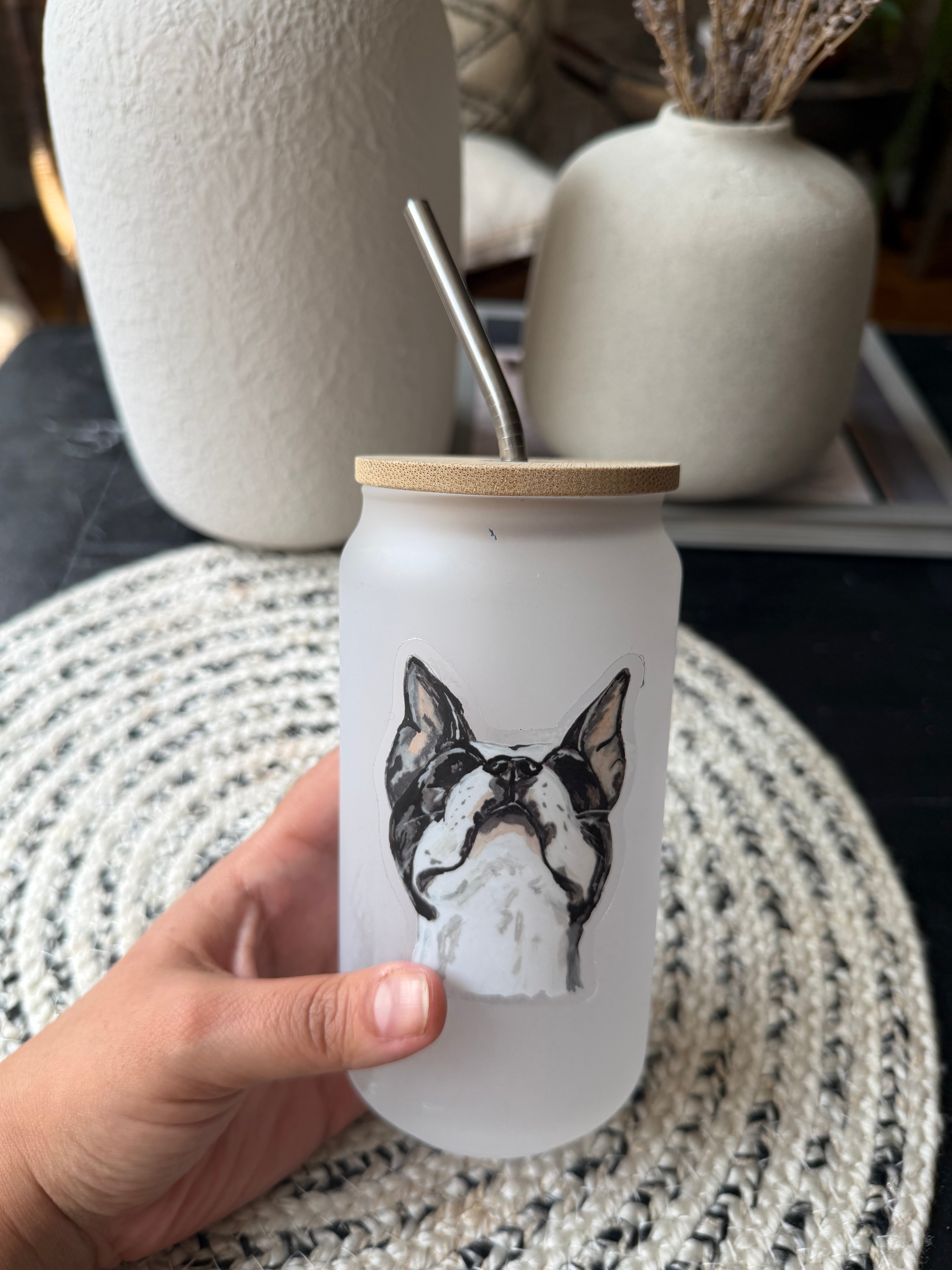 The Boston Terrier Dog Sticker