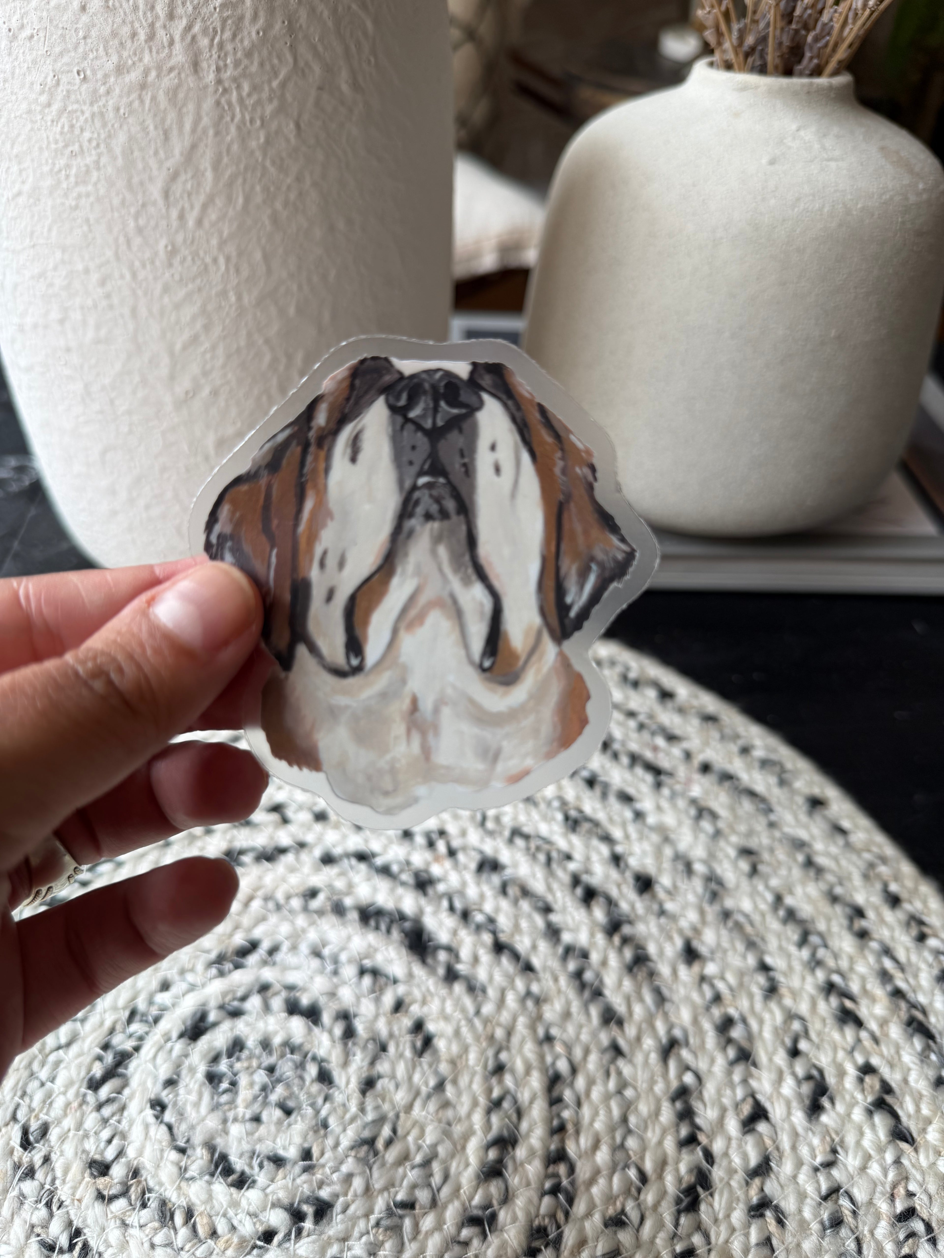 The St. Bernard Dog Sticker