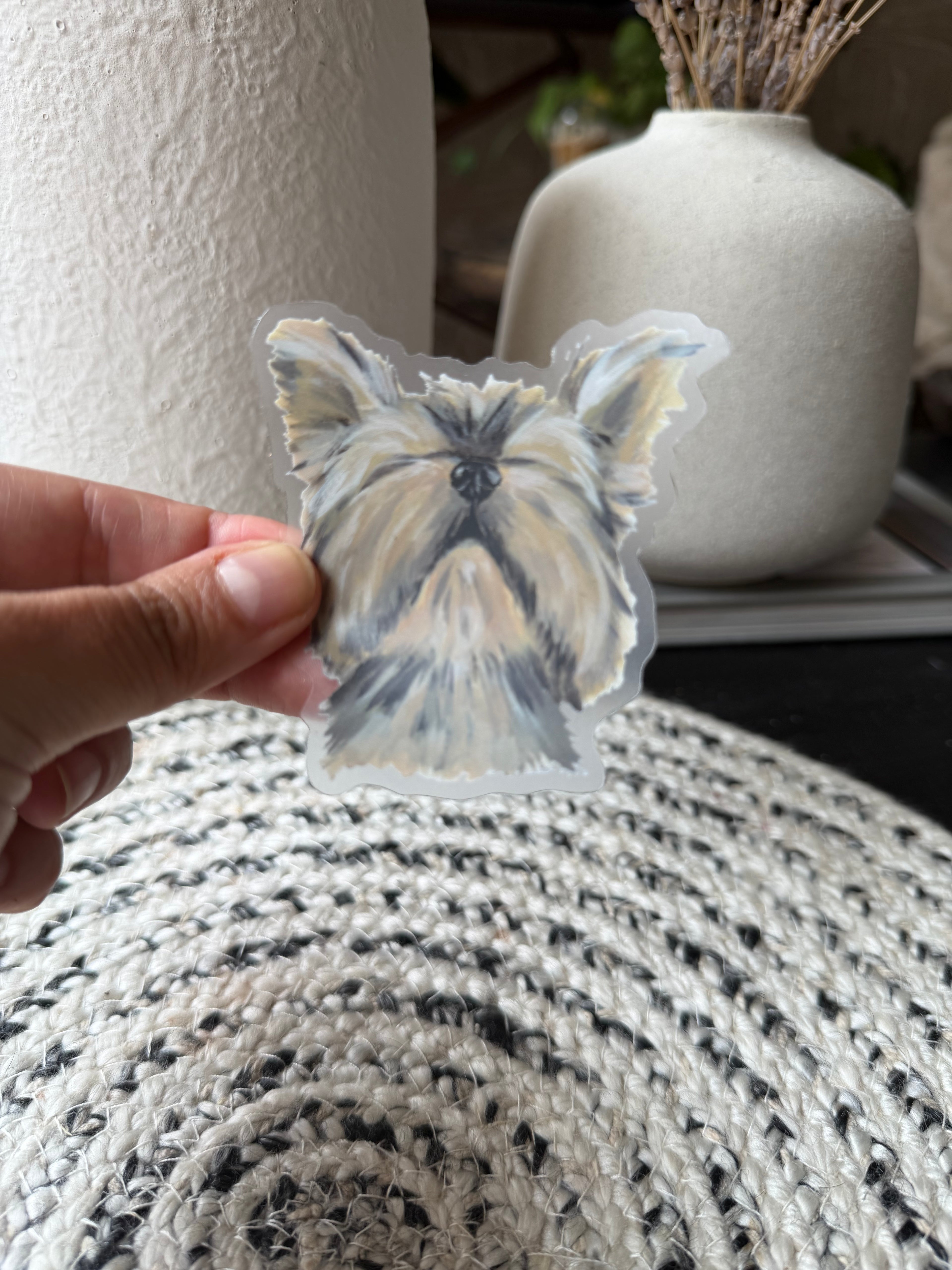 The Yorkie Dog Sticker