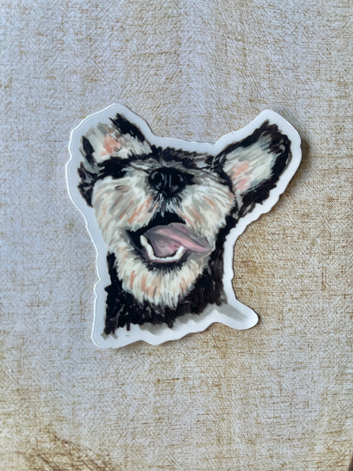 The Schnoodle Dog Sticker
